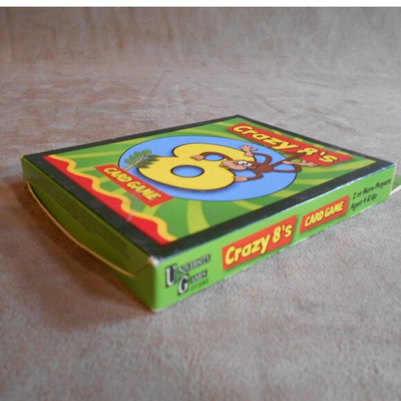 Crazy 8's Giant Size Card Game University Games 01593 Sealed New 2012 Jumbo - Picture 3 of 6
